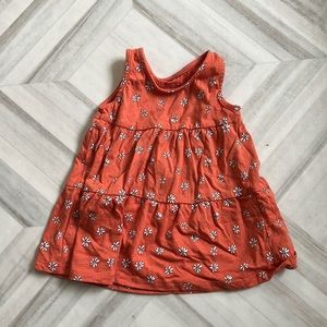 Adorable orange floral dress